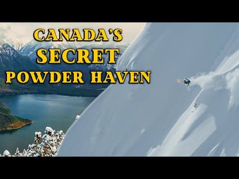 British Columbia's Best Kept Secret: Skiing Deep Pow And Massive Lines