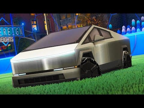 New Tesla Cybertruck In Rocket League!
