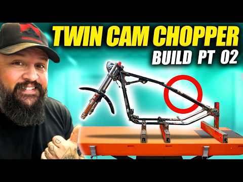 Hardtailing A Twin Cam Harley From Scratch (chopper Build Pt. 2)