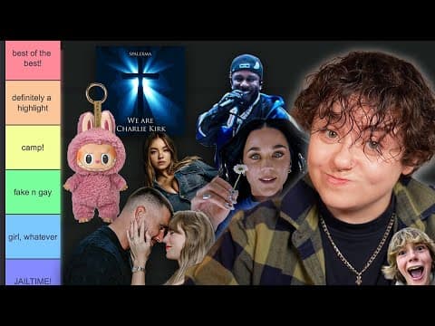 Ranking 2025 Pop Culture Moments