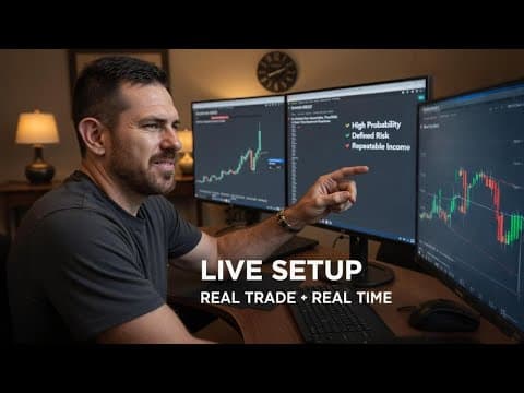 This Is How I Set Up A Live Credit Spread (behind The Scenes)