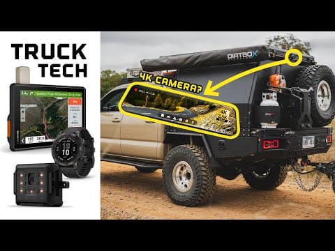 Tacoma Tech Updates - 4k Rearview Mirror & Garmin Tread Gps