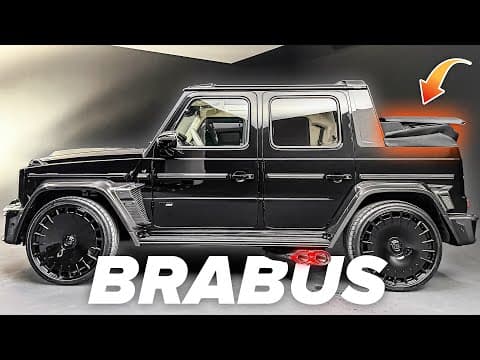 G-class Cabriolet Is Here By Brabus! 🔥 800 Hp G63 Brabus +sound! Crazy G-class Open Top Beast!