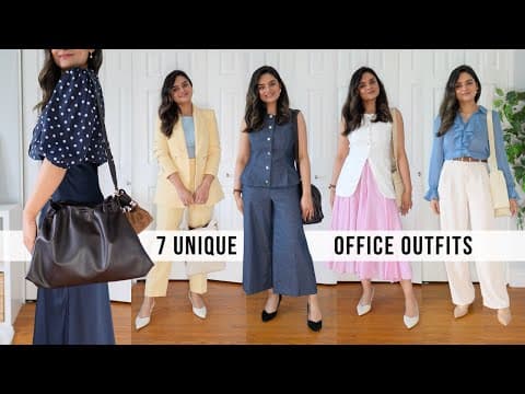 Easy But Unique Summer Outfits | Office / Workwear Lookbook 2025