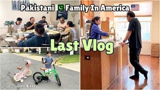 My Last Vlog~ Pakistani 🇵🇰family In America 🇺🇸 | Glerc Bikes Unboxing🧡