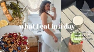 What I Eat On A Busy Day - Quick, Easy, And Healthy Meals, Snacks, And Supplements