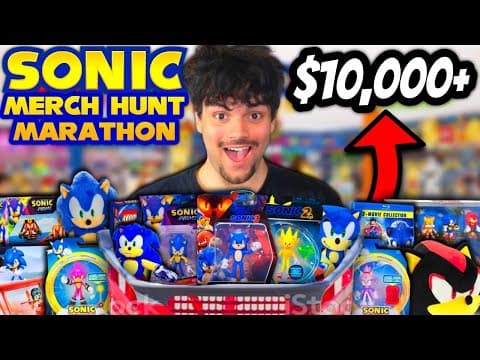 Ultimate Sonic Merch Hunt Marathon!
