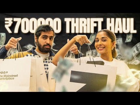 ₹700000 Luxury Thrift Haul | Ft. Sheena 💸💸