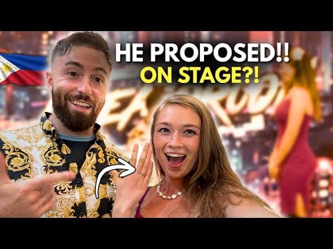 Our First Time Speaking On Stage...and Then He Proposed!💍