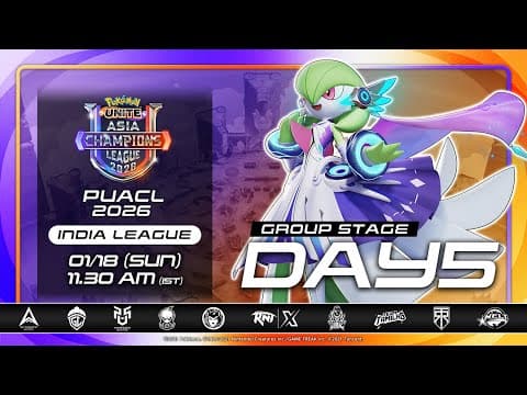 Day 5 | Pokémon Unite Asia Champions League 2026 (puacl2026) India League
