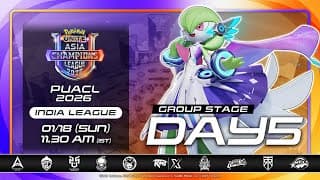 Day 5 | Pokémon Unite Asia Champions League 2026 (puacl2026) India League