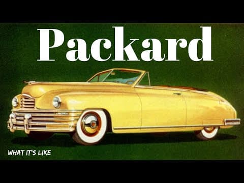 1948 Packard Super Eight Victoria Convertible ￼