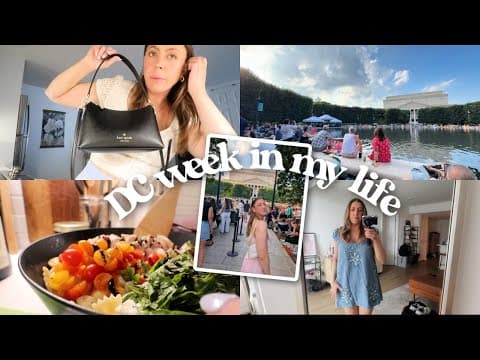 Week In My Life In Dc: New Bag, Jazz In The Garden Date, Summer Pasta Salad, Trying New Skin Tints