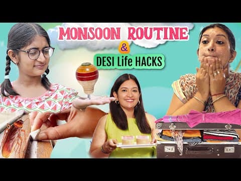 My Monsoon Routine - Desi Life Hack For Rainy Season | Cookwithnisha