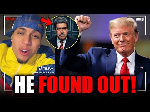Venezuela Celebrates After Trump Drops The Hammer On Maduro!