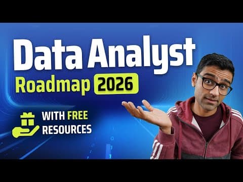 Data Analyst Roadmap 2026 | How I'd Learn Data Analytics In 2026