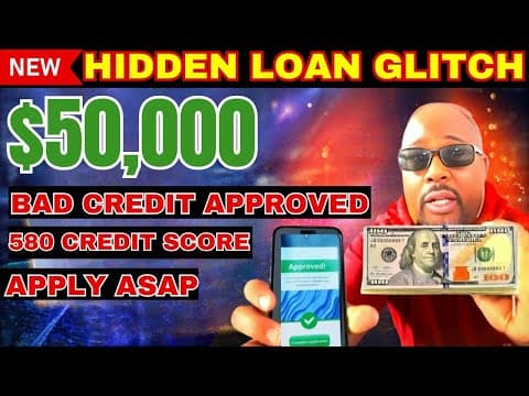 Easiest New $50,000 Unsecured Loan Hack Instantly Approves Anyone Fast With Bad Credit!