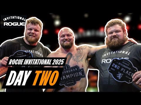 Tom Stoltman Fights To A Podium At The Rogue Invitational 2025!