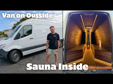 Full Sauna Inside A Sprinter Van — And It Works!