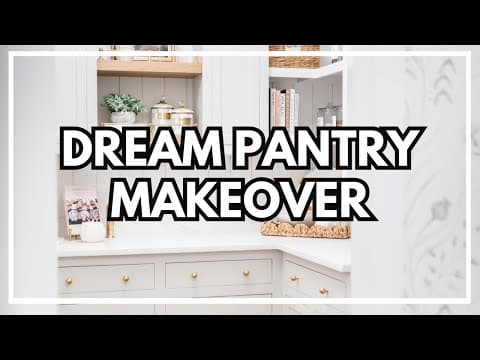 Dream Pantry Makeover With An *insane Before And After* + Pantry Organization