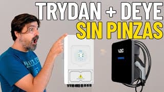 Cargar Tu Coche Solo Con El Sol 🔆 | V2c Trydan + Inversor Deye Sin Pinzas