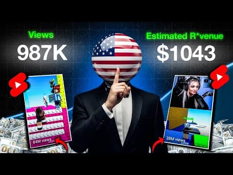 🔥top-1 🇺🇸 Usa Shorts Channel Trending Viral Idea / Faceless Usa Shorts Channel Ideas