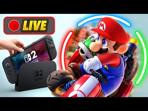 Mario Kart Monday! Playing Mario Kart World & Kirby Air Riders With You! - Livestream