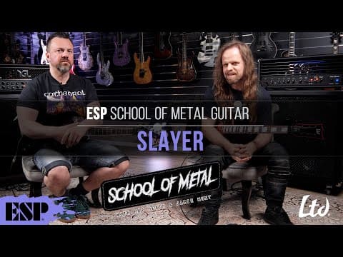 Esp School Of Metal Guitar | Slayer Lesson | Esp Guitars