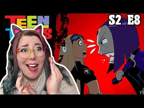Terra Is Back?!? - Teen Titans Season 2 Episode 8 Reaction - Zamber Reacts