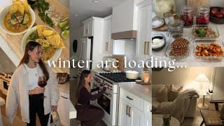 Fall Reset Wiml: How To Winter Arc Realistically, Fall Cozy Meal Prep With Me + Self Care Routines