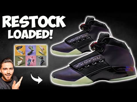 Restock Loaded Now! Nike X Doernbecher Jordan 17 Zach Restock & More!