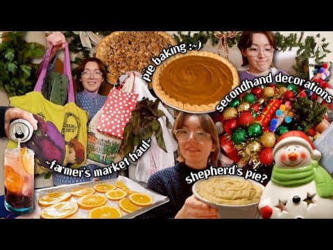 🎄what I've Been Eating🥧 (& Drinking & Decorating) Lately❣️ Holiday Vloggity ✨