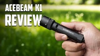 Brightest Edc Flashlight For The Money - Acebeam K1 Review