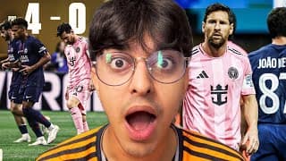 Messi Destroyed! Psg Humiliates Inter Miami 4-0 😱