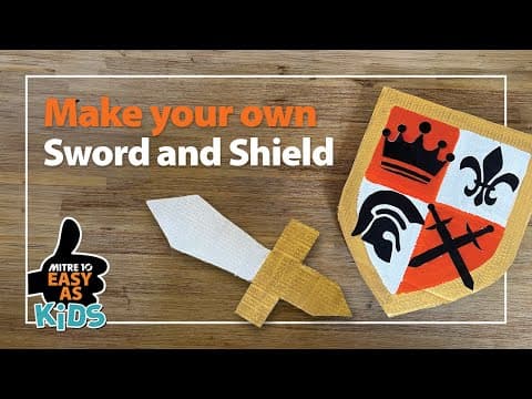 Make Your Own Royal Shield And Sword | Mitre 10 Easy As Kids Diy