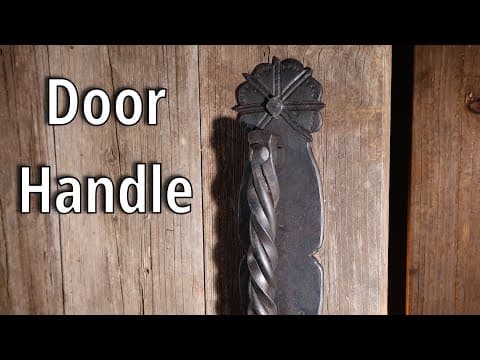 Forging A Door Handle With A Twist