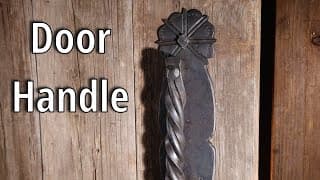 Forging A Door Handle With A Twist