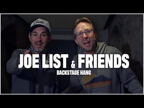 Joe List & Friends Backstage Hang (february 27th, 2025)