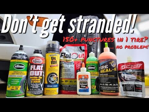 This Is The Truth About Tire Sealant. ( Slime, Fix-a-flat, Berryman, Flat Out, Tireject )