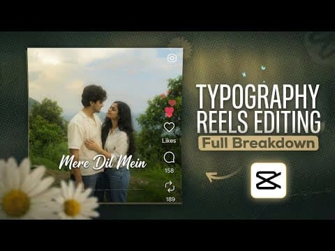 Trending Typography Reels Editing In Capcut | Typography Reels Video Editing In Capcut | Capcut Edit