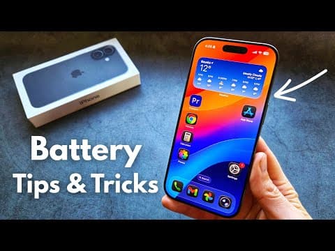 Iphone 17/ 17 Pro - Battery Tips & Tricks - How To Increase Battery Life + Maintain 100% Health