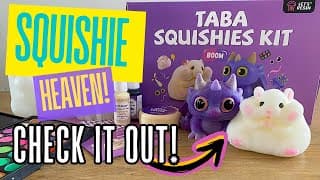 New Taba Squishie Kit From Let’s Resin - It Has Everything! Let’s Make Squishies!