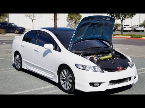 This K24 Supercharged Civic Si Is A Street Monster! 😳