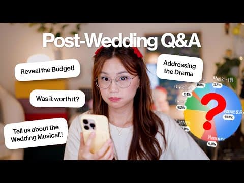 Post-wedding Q&a | Full Budget Breakdown, Planning Process, Drama, Regrets?