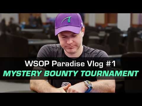 $5,000,000 Gtd Mystery Bounty (wsop Vlog 1)