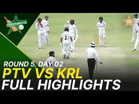 Full Highlights | Ptv Vs Krl | President Trophy | 2025-26 | Day 2 | Pcb | M2y1k