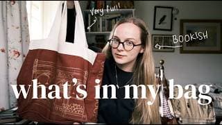 Bookish What's In My Bag *very Full!*