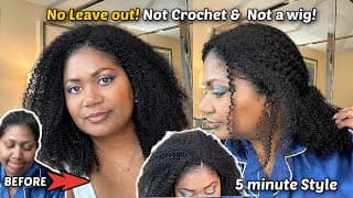 Full Hair In 5 Minutes - No Damage, No Leave Out Ft Hergivenhair