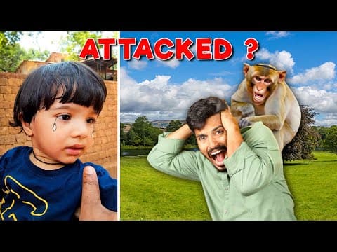 Dangerous Monkey Attack On Sanket *shocking Incident*