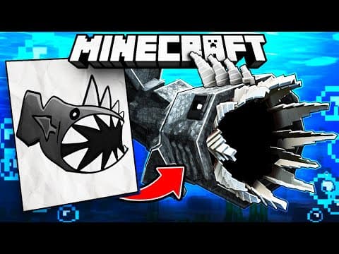 I Turned Your Drawings Into Minecraft Mobs!